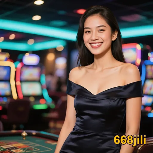 668jili smiling woman casino 2